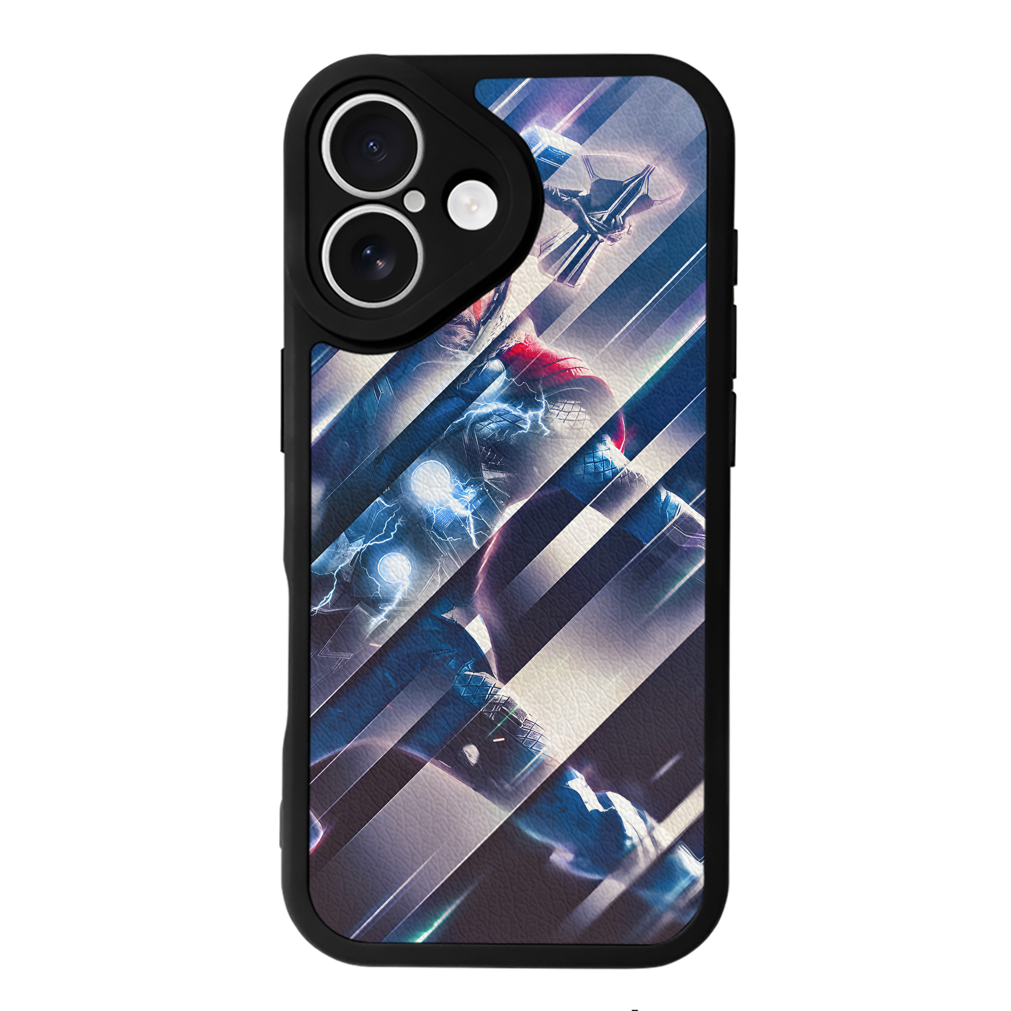 （画像用） アベンジャーズ The Avengers 【iPhone 16シリーズ対応】シリコンスマホケース（レザー調） 材質：シリコン